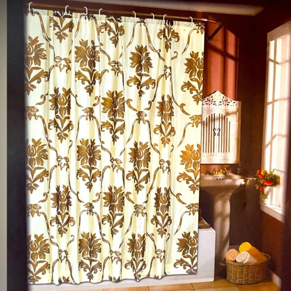 NWT Metallic Shower Curtain